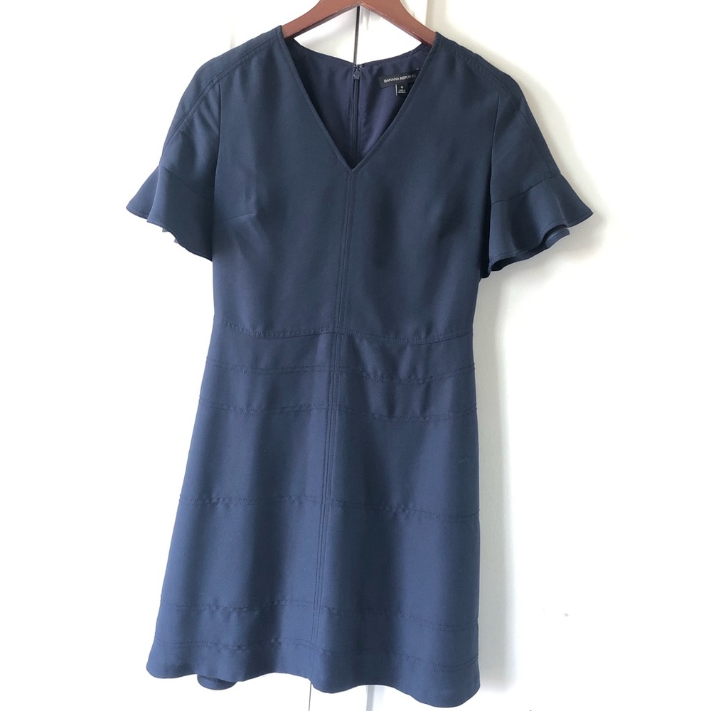 Banana Republic Navy Dress, 6